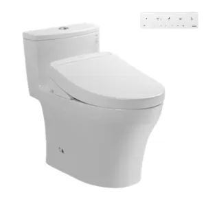 Bồn cầu 1 khối TOTO MS885CDW25 nắp điện tử Washlet S5 (giấu dây)
