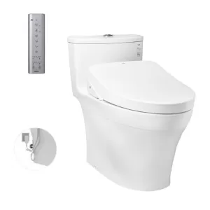 Bồn cầu 1 khối TOTO MS885DW11 nắp điện tử Washlet S7