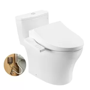 Bồn cầu 1 khối TOTO MS885DW26 nắp điện tử Washlet S1
