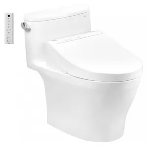 Bồn cầu 1 khối TOTO MS887CRW15 nắp điện tử Washlet C5 (giấu dây)