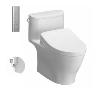 Bồn cầu 1 khối TOTO MS887RW11 nắp điện tử Washlet S7