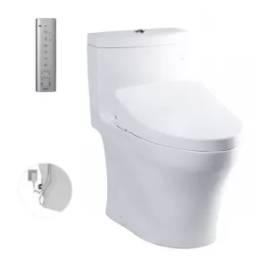 Bồn cầu 1 khối TOTO MS889DRW11 nắp điện tử Washlet S7