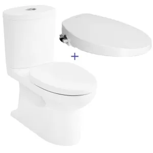 Bồn cầu AMERICAN STANDARD VF-2719S 2 khối nắp rửa cơ (không dùng điện)