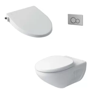 Bồn cầu INAX AC-23P+CW-S15VN 1 khối nắp rửa cơ CW-S15VN (không dùng điện)