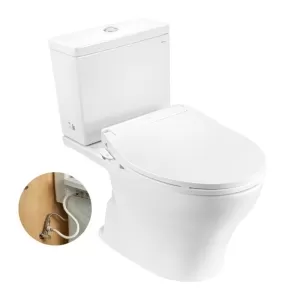 Bồn cầu TOTO CS326DE6 2 khối nắp rửa cơ TCW11S (không dùng điện)