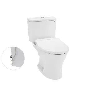 Bồn cầu TOTO CS735DE2 2 khối nắp rửa cơ TCW07S (không dùng điện)
