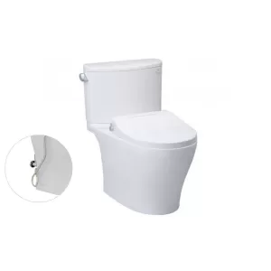 Bồn cầu TOTO CS767RE2 2 khối nắp rửa cơ TCW07S (không dùng điện)