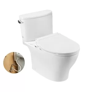 Bồn cầu TOTO CS767RE6 2 khối nắp rửa cơ TCW11S (không dùng điện)