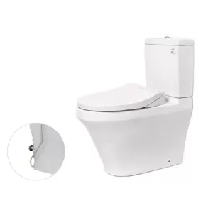 Bồn cầu TOTO CS948DE2 2 khối nắp rửa cơ TCW07S (không dùng điện)