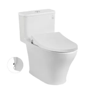 Bồn cầu TOTO MS857DE4 1 khối nắp rửa cơ TCW1211A (không dùng điện)