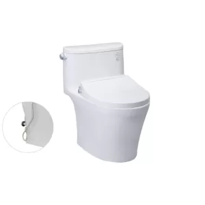 Bồn cầu TOTO MS887RE2 1 khối nắp rửa cơ TCW07S (không dùng điện)