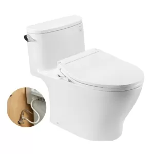 Bồn cầu TOTO MS887RE6 1 khối nắp rửa cơ TCW11S (không dùng điện)