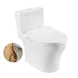 Bồn cầu TOTO MS889DRE6 1 khối nắp rửa cơ TCW11S (không dùng điện)