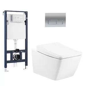 Bồn cầu treo tường COTTO SC19337 thoát ngang két nước âm tường
