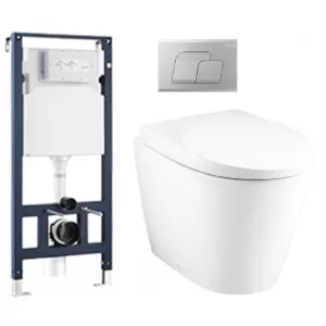 Bồn cầu treo tường COTTO SC19517(F) thoát ngang két nước âm tường