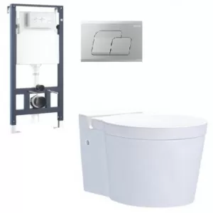 Bồn cầu treo tường COTTO SC198817(F) thoát ngang két nước âm tường