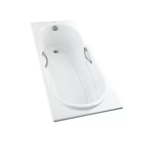 Bồn tắm xây TOTO FBY1720NHPE 1m7 gang tráng men có tay vịn