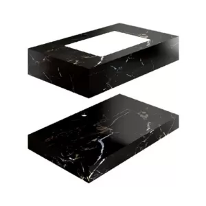 Chậu lavabo âm bàn Viglacera VI12-9GP01 men Nano nung