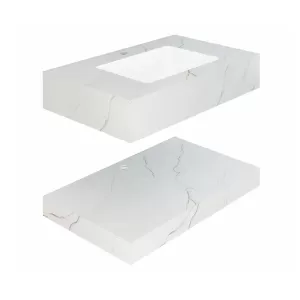 Chậu lavabo âm bàn Viglacera AZ51-9GP01 men Nano nung