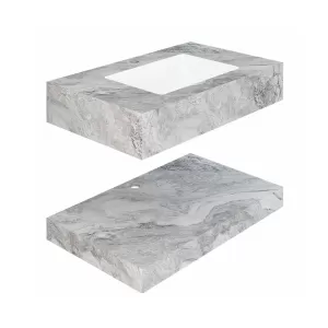 Chậu lavabo âm bàn Viglacera AZ52-9GP02 men Nano nung