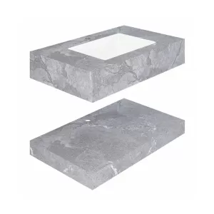 Chậu lavabo âm bàn Viglacera AZ53-9GP03 men Nano nung