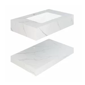 Chậu lavabo âm bàn Viglacera CL51-9GP01 men Nano nung