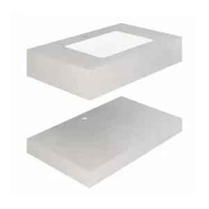 Chậu lavabo âm bàn Viglacera CL52-9GP01 men Nano nung