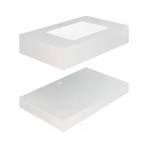 Chậu lavabo âm bàn Viglacera DNI-S01P men Nano nung