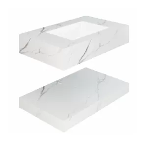 Chậu lavabo âm bàn Viglacera FL51-9GP01 men Nano nung