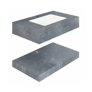 Chậu lavabo âm bàn Viglacera FL52-9GP03 men Nano nung