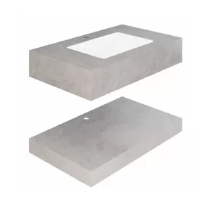 Chậu lavabo âm bàn Viglacera FL56-9GP03 men Nano nung