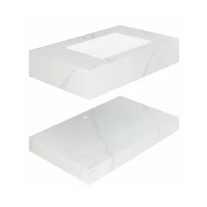 Chậu lavabo âm bàn Viglacera NY51-9GP01 men Nano nung