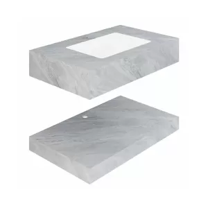 Chậu lavabo âm bàn Viglacera NY54-9GP01 men Nano nung