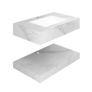 Chậu lavabo âm bàn Viglacera PHL-9S01P men Nano nung