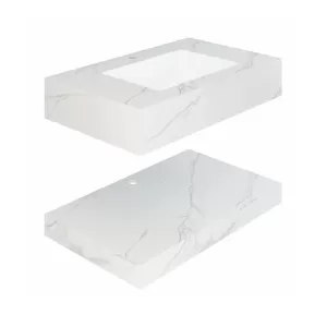 Chậu lavabo âm bàn Viglacera SH51-9GP01 men Nano nung