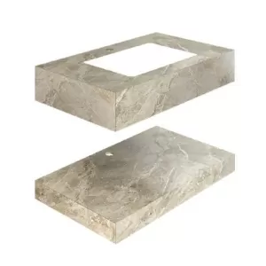 Chậu lavabo âm bàn Viglacera US8-9GP05 men Nano nung