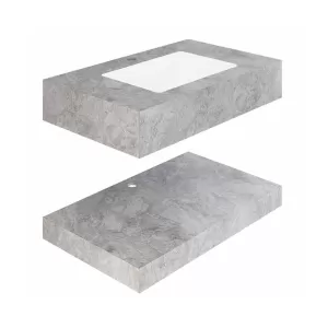 Chậu lavabo âm bàn Viglacera VA5-9GP01 men Nano nung