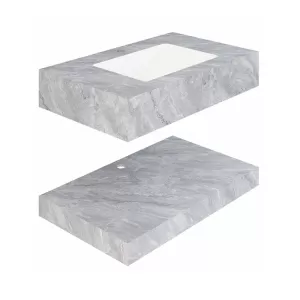 Chậu lavabo âm bàn Viglacera VA7-9GP02 men Nano nung