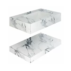 Chậu lavabo âm bàn Viglacera VI6-9GP01 men Nano nung