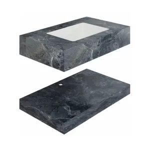 Chậu lavabo âm bàn Viglacera VI7-9GP03 màu đen sang trọng