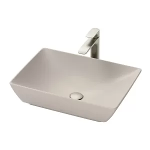 Chậu lavabo đặt bàn TOTO LT1735 màu be mờ cao cấp