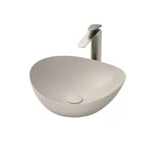 Chậu lavabo đặt bàn TOTO LT4704G19 màu be mờ cao cấp