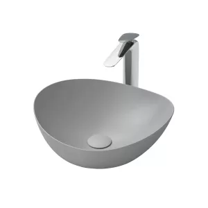 Chậu lavabo đặt bàn TOTO LT4704G19 màu xám mờ cao cấp