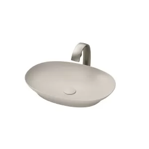 Chậu lavabo đặt bàn TOTO LT4706 màu be mờ cao cấp