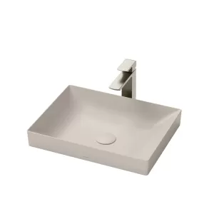Chậu lavabo đặt bàn TOTO LT4715G19 màu be mờ cao cấp