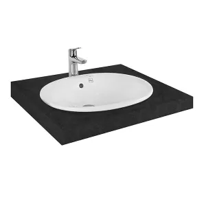 Chậu lavabo dương vành TOTO L762 men CeFiONtect