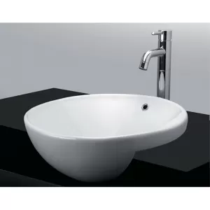 Chậu lavabo bán âm bàn TOTO LT533R men CeFiONtect