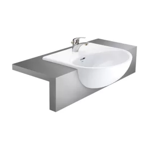 Chậu lavabo bán âm bàn COTTO C021 chính hãng