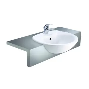 Chậu lavabo bán âm bàn COTTO C0240 chính hãng
