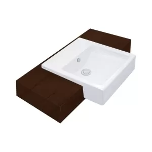 Chậu lavabo bán âm bàn COTTO C02717 chính hãng